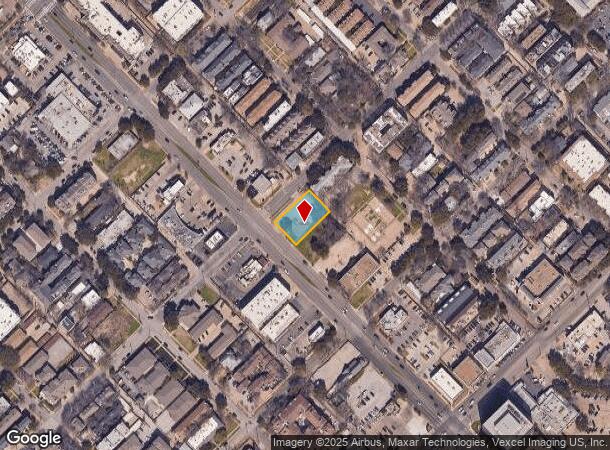  3950 Lemmon Ave, Dallas, TX Parcel Map