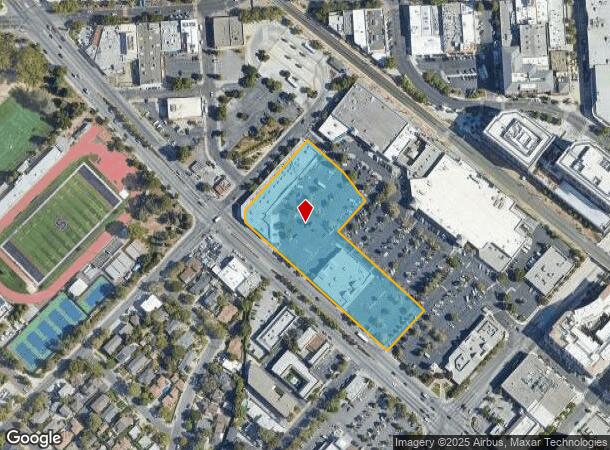  1057 El Camino Real, Redwood City, CA Parcel Map