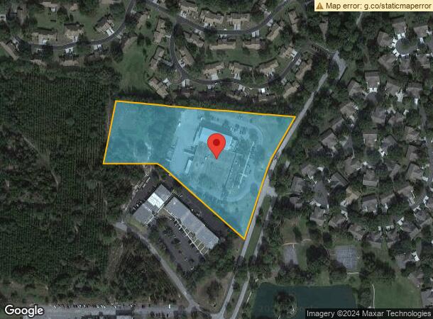  1624 N Meadowcrest Blvd, Crystal River, FL Parcel Map