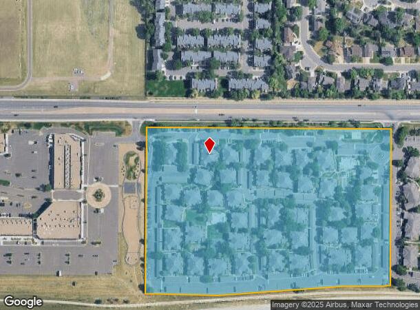 2854 Shady Ln, Highlands Ranch, CO Parcel Map