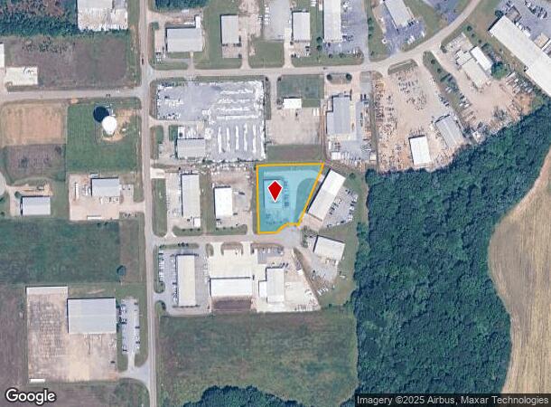  105 Industrial Way, Byron, GA Parcel Map