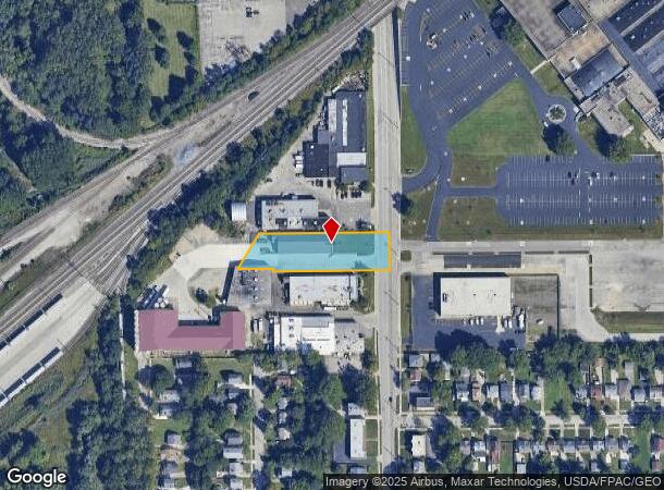 1400 E 222Nd St, Euclid, OH Parcel Map