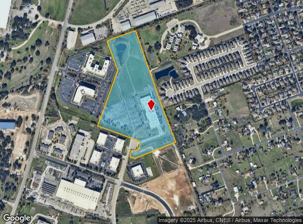  3500 Airborn Cir, Georgetown, TX Parcel Map