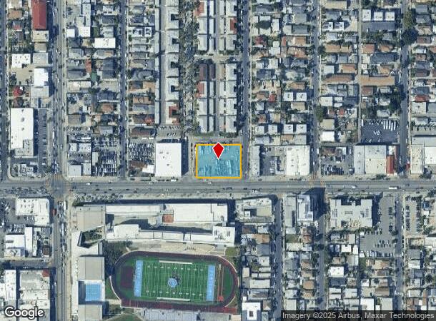 1481 W Washington Blvd, Los Angeles, CA Parcel Map