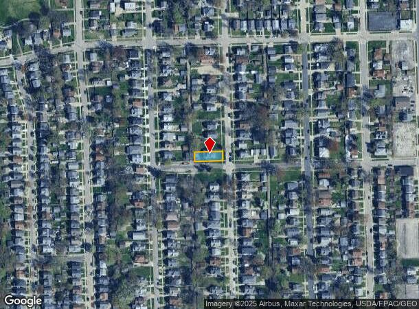 4201 Burnham Ave, Toledo, OH Parcel Map