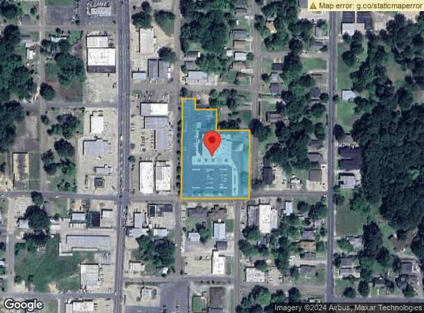  100 W Grove St, El Dorado, AR Parcel Map