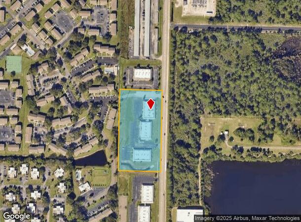 4610 Lipscomb St Ne, Palm Bay, FL Parcel Map