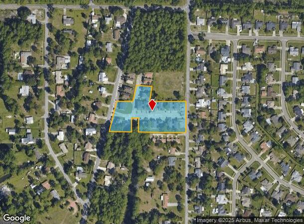  1406 S Berthe Ave, Panama City, FL Parcel Map