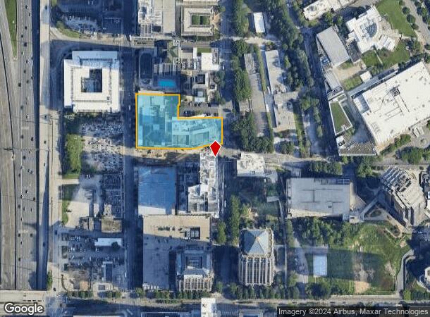  1240 W Peachtree St Nw, Atlanta, GA Parcel Map