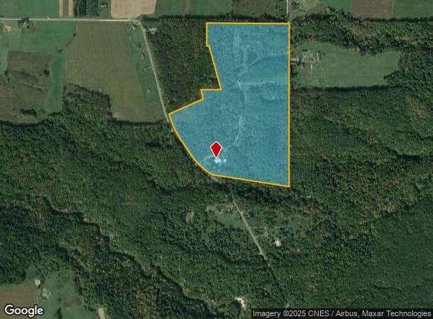 7632 Centerville Rd, Fillmore, NY Parcel Map