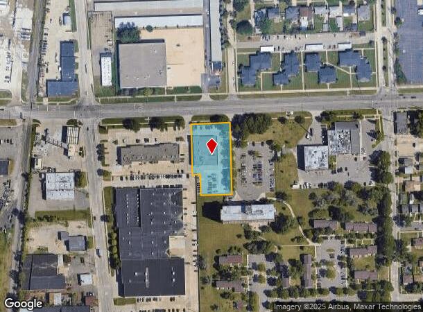  6900 E 10 Mile Rd, Center Line, MI Parcel Map