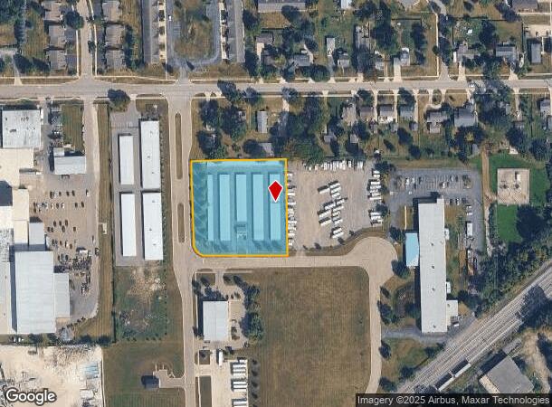 201 Squires Dr, Milan, MI Parcel Map