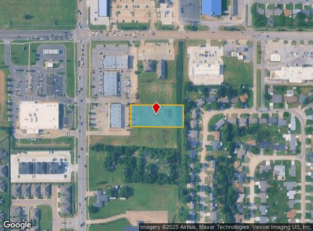  640 N Santa Fe Ave, Moore, OK Parcel Map