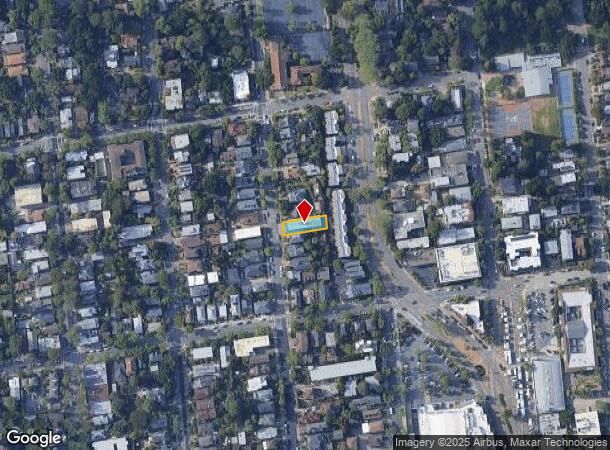  1327 Milvia St, Berkeley, CA Parcel Map