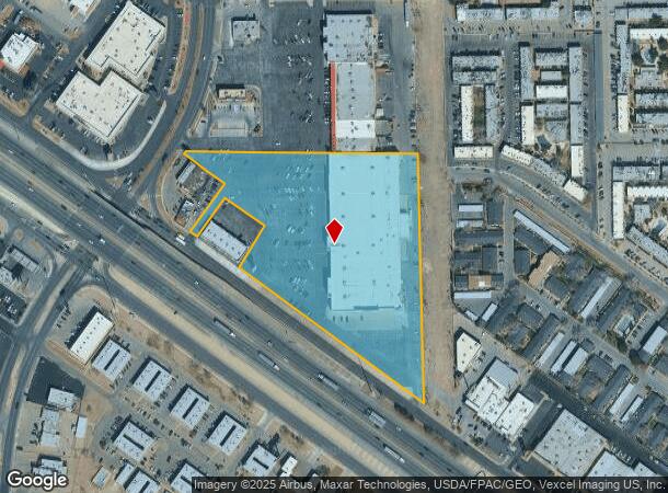 9521 Viscount Blvd, El Paso, TX Parcel Map