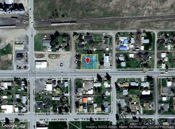  210 E Broadway Ave, Reardan, WA Parcel Map