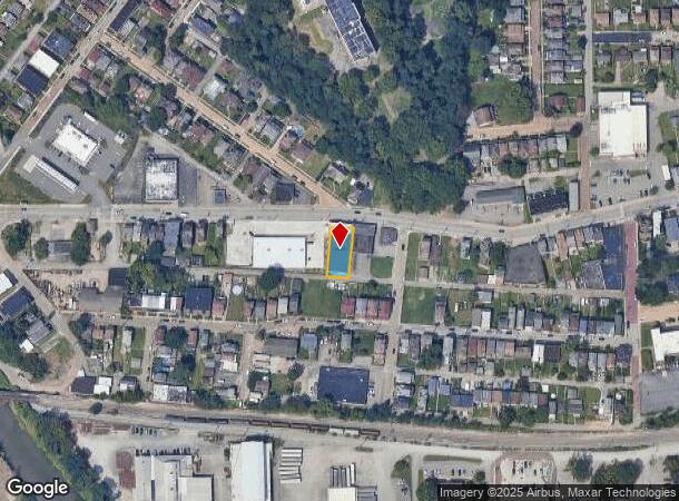 1209 Chartiers Ave, Mc Kees Rocks, PA Parcel Map