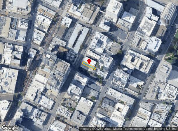  1710 Franklin St, Oakland, CA Parcel Map