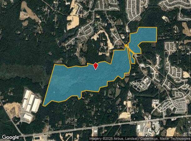 1017 Wimberly Rd, Apex, NC Parcel Map