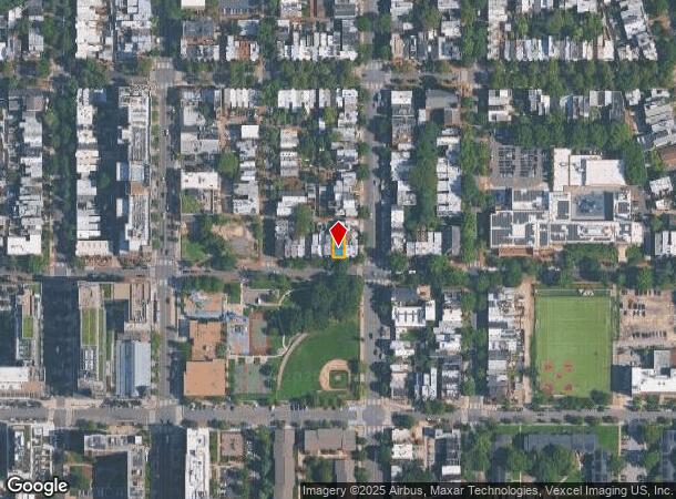  605 P St Nw, Washington, DC Parcel Map