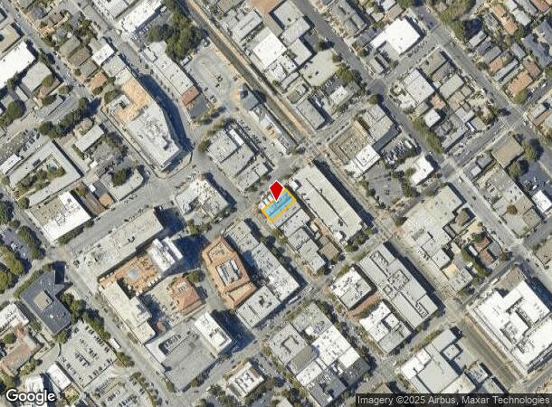  101 S B St, San Mateo, CA Parcel Map