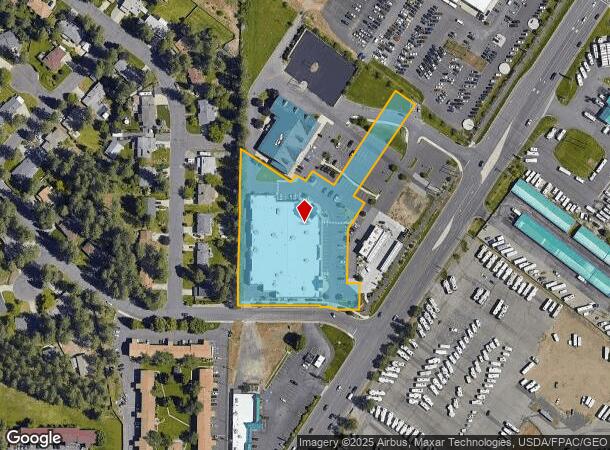  10425 N Newport Hwy, Spokane, WA Parcel Map
