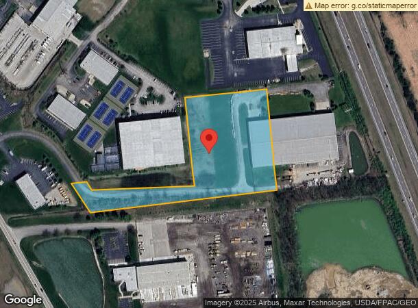  7600 Industrial Pky, Plain City, OH Parcel Map