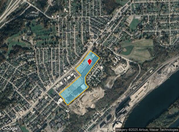  1800 Union Ave, Natrona Heights, PA Parcel Map