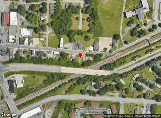  736 Washington St, High Point, NC Parcel Map