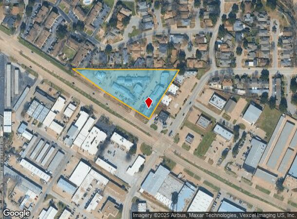  3603 W Pioneer Pkwy, Pantego, TX Parcel Map