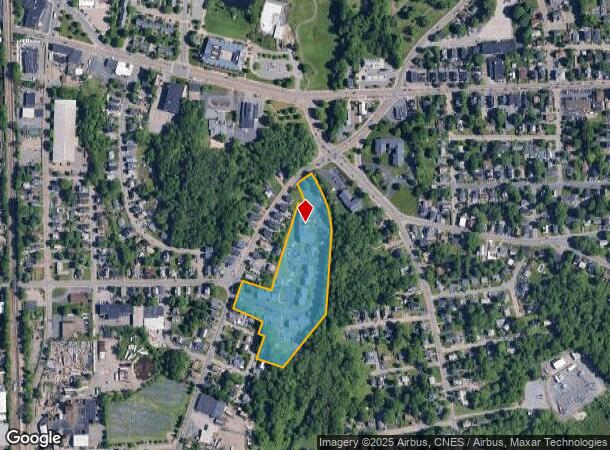 283 Grove St, Brockton, MA Parcel Map