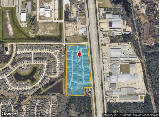  15596 Interstate 45 S, Conroe, TX Parcel Map