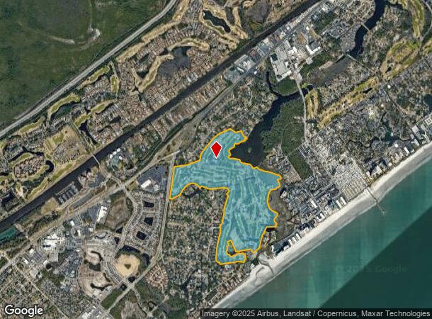  9000 N Ocean Blvd, Myrtle Beach, SC Parcel Map