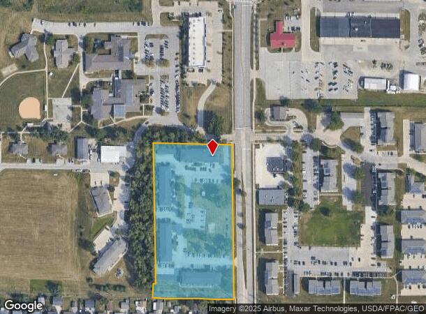 5502 Kirkwood Blvd Sw, Cedar Rapids, IA Parcel Map