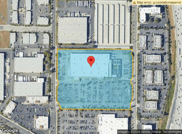  1355 E Ontario Ave, Corona, CA Parcel Map