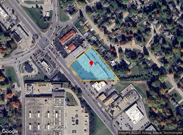 1647 N National Rd, Columbus, IN Parcel Map