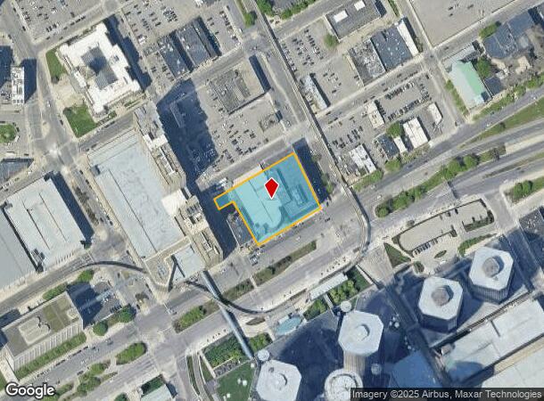  415 E Jefferson Ave, Detroit, MI Parcel Map