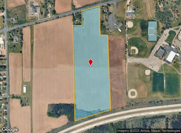  31933 E Red Arrow Hwy, Paw Paw, MI Parcel Map
