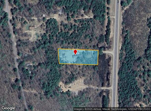  2341 Us Highway 51 N, Woodruff, WI Parcel Map