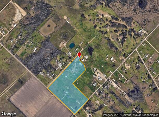  4501 Baker Rd, Needville, TX Parcel Map