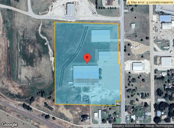  1215 Oak St, La Crosse, KS Parcel Map