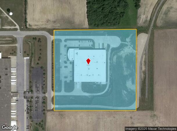  2500 N Priority Way, Yorktown, IN Parcel Map