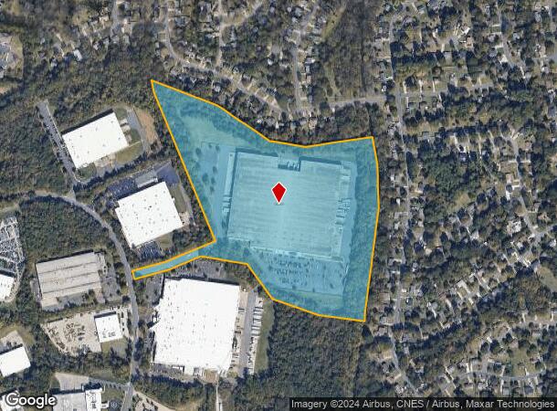  3700 Display Dr, Charlotte, NC Parcel Map