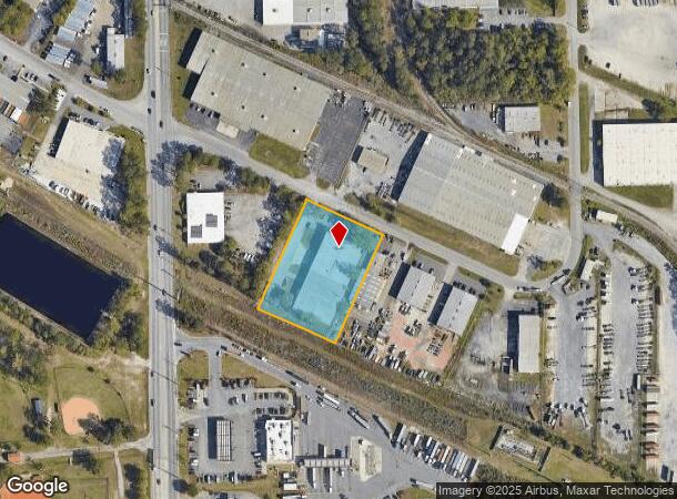 939 Commerce Cir, Hanahan, SC Parcel Map