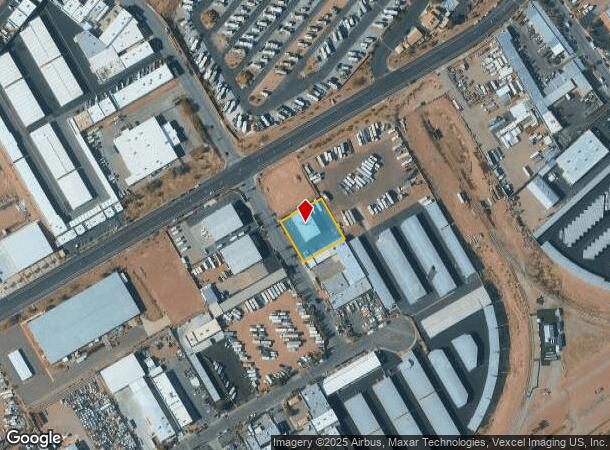 707 Wells Rd, Boulder City, NV Parcel Map