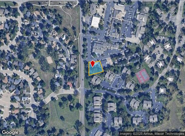 6924 N 79Th St, Niwot, CO Parcel Map