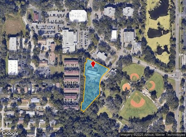722 Bowing Oak Dr, Brandon, FL Parcel Map