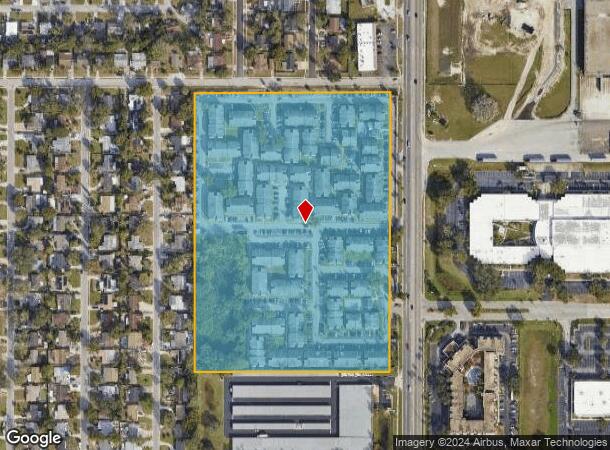  10610 N 30Th St, Tampa, FL Parcel Map