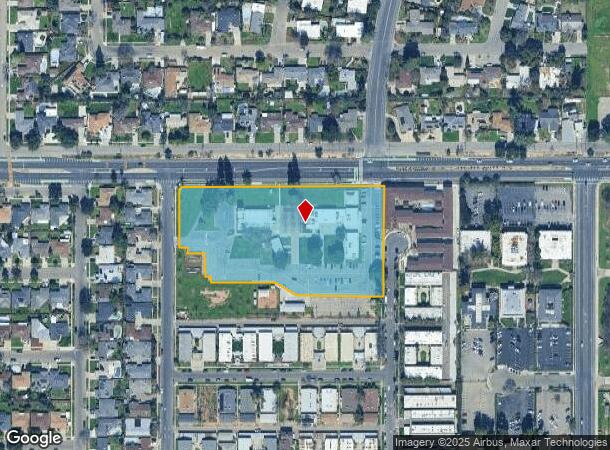  1343 E Barstow Ave, Fresno, CA Parcel Map