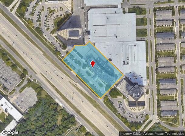  1500 Town Ctr, Southfield, MI Parcel Map